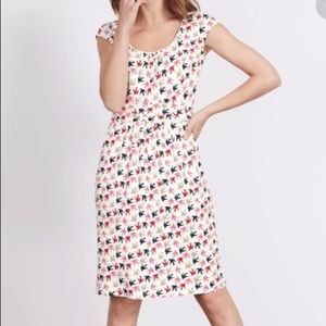 Boden Whimsical Birds Summer Dress